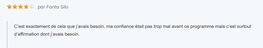 Témoignage Fanta V17